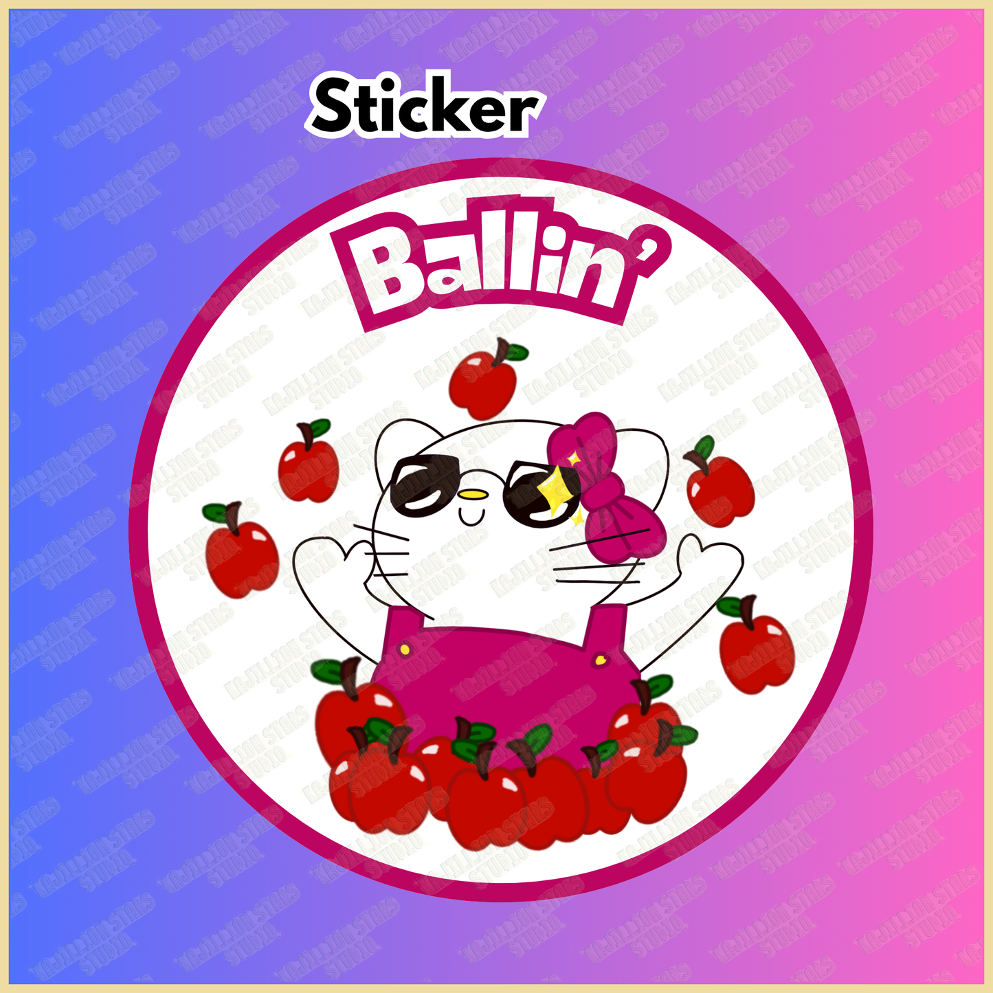 Ballin' Stickers