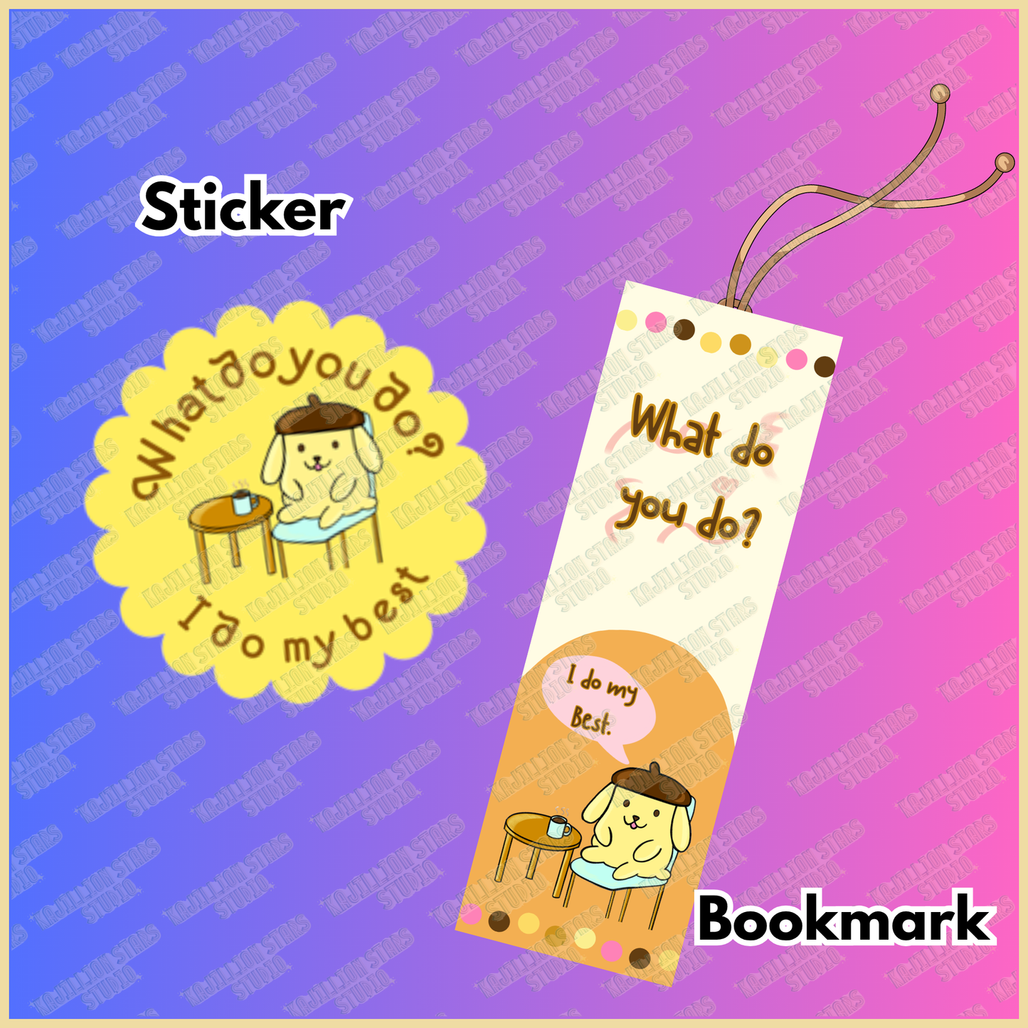 Pompompurin Bookmark