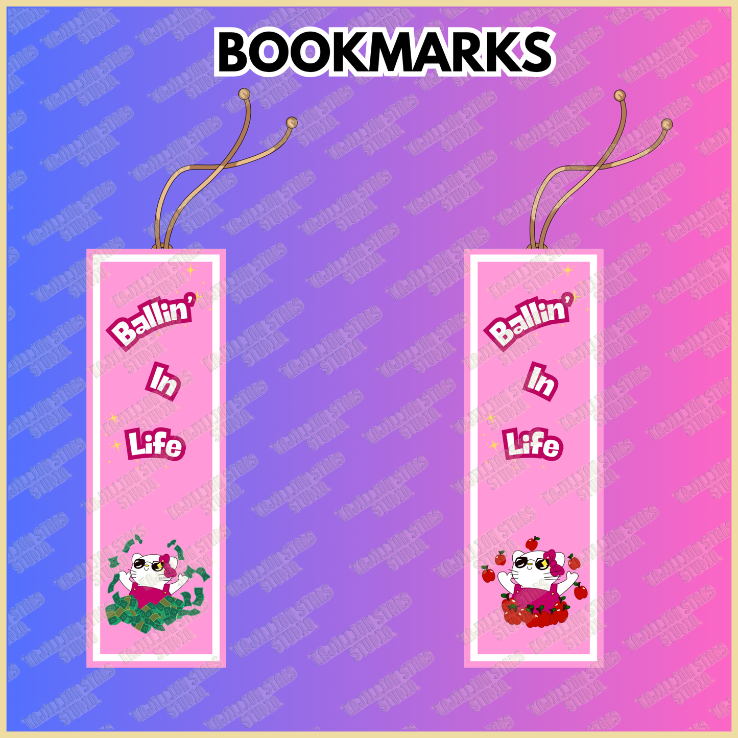 Ballin' Bookmarks