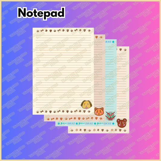 Character Notepads