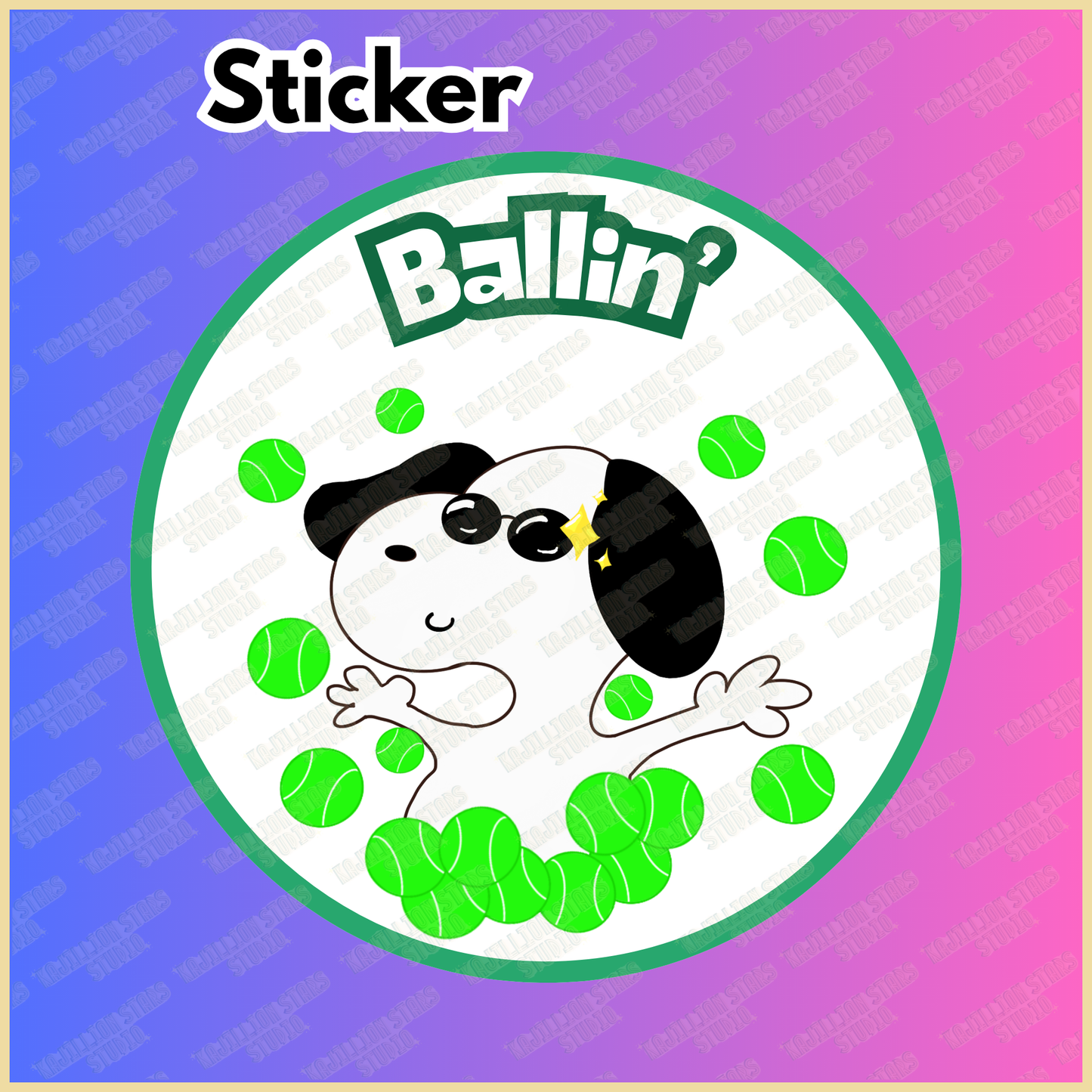 Ballin' Stickers