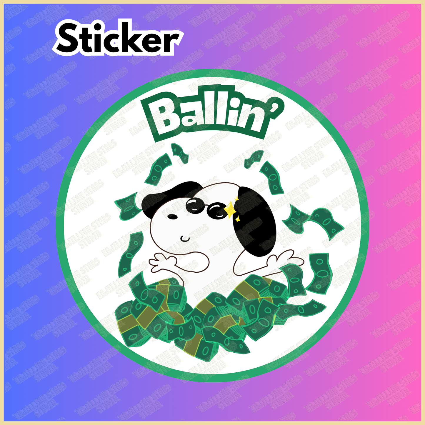 Ballin' Stickers