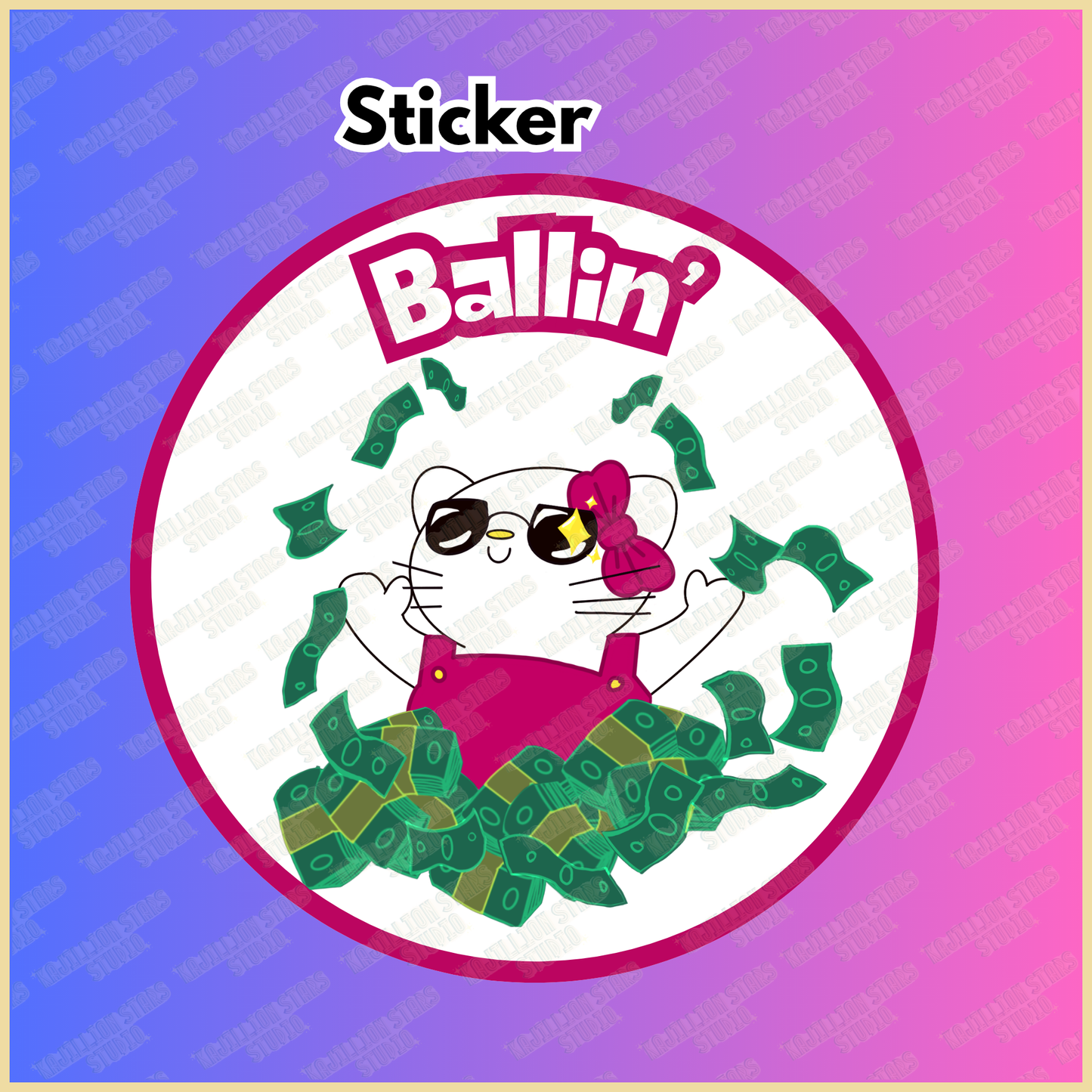Ballin' Stickers