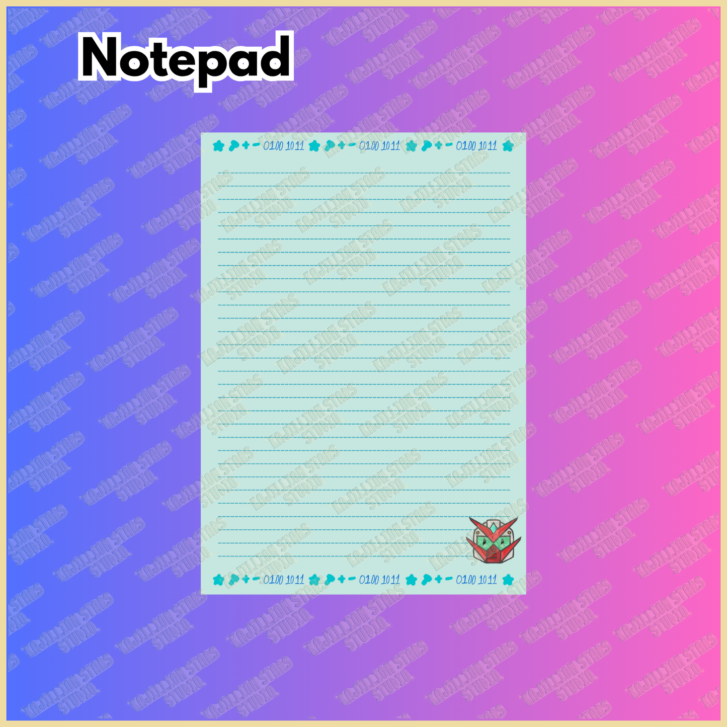 Character Notepads